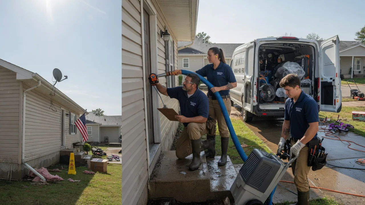Ceiling Water Damage Restoration in Buffalo, TX near me